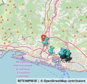 Mappa Via Al Ponte Polcevera, 16161 Genova GE, Italia (4.4525)