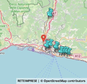 Mappa Via Al Ponte Polcevera, 16161 Genova GE, Italia (6.58455)