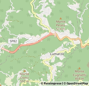 Mappa 16024 Lumarzo GE, Italia (0.76538)