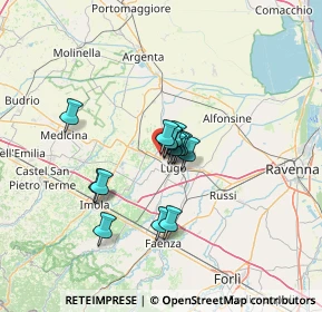 Mappa Via Gregorio Ricci Curbastro, 48020 San Vitale RA, Italia (8.83)