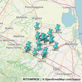 Mappa Via S. Martino, 48020 San Vitale RA, Italia (9.516)