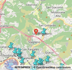 Mappa Via Campopiano, 16137 Genova GE, Italia (3.35214)