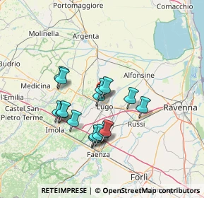 Mappa Provincia di, 48022 Lugo RA, Italia (11.79625)