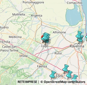 Mappa Provincia di, 48022 Lugo RA, Italia (21.54083)