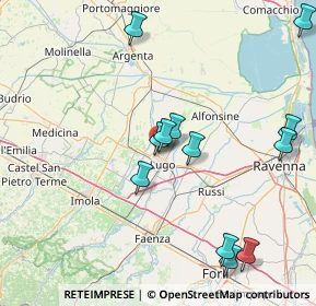 Mappa Provincia di, 48022 Lugo RA, Italia (17.60083)