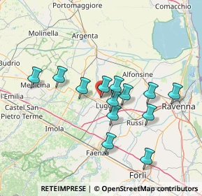 Mappa Provincia di, 48022 Lugo RA, Italia (12.72462)
