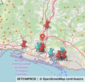 Mappa Via alla Chiesa di Rivarolo, 16161 Genova GE, Italia (3.82923)