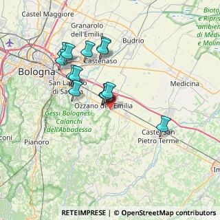 Mappa Via Ugo La Malfa, 40064 Ozzano dell'Emilia BO, Italia (6.88769)