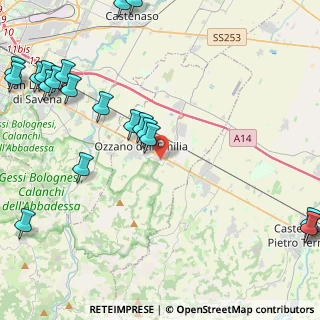 Mappa Via Ugo La Malfa, 40064 Ozzano dell'Emilia BO, Italia (6.318)