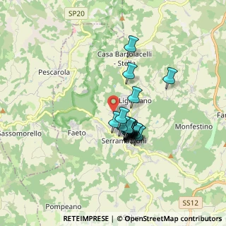 Mappa Via Asiago, 41028 Serramazzoni MO, Italia (1.2415)