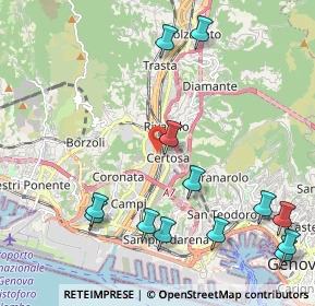 Mappa Via Trenta Giugno, 16152 Genova GE, Italia (2.65923)