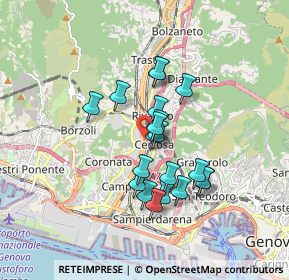 Mappa Via Trenta Giugno, 16152 Genova GE, Italia (1.37)