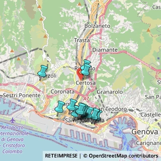 Mappa Via Trenta Giugno, 16152 Genova GE, Italia (2.03158)