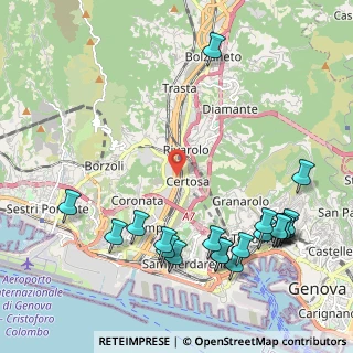 Mappa Via Trenta Giugno, 16152 Genova GE, Italia (2.6955)