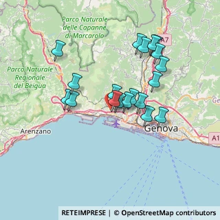 Mappa Viale Villa Gavotti, 16155 Genova GE, Italia (6.54842)