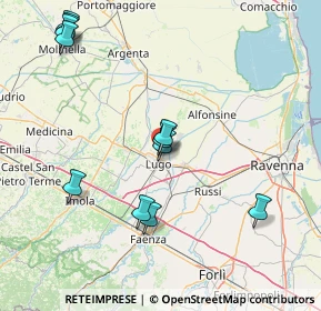 Mappa Via Carlo Scarpa, 48022 Lugo RA, Italia (17.41545)
