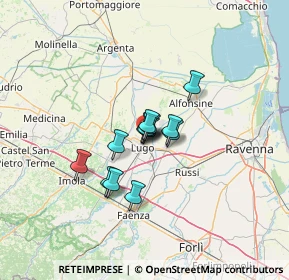 Mappa Via Carlo Scarpa, 48022 Lugo RA, Italia (7.68462)