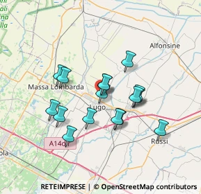 Mappa Via Carlo Scarpa, 48022 Lugo RA, Italia (5.77375)