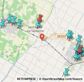 Mappa Via Lunga Nuova, 48020 Sant'Agata sul Santerno RA, Italia (3.288)