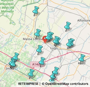 Mappa Via Lunga Nuova, 48020 Sant'Agata sul Santerno RA, Italia (9.373)