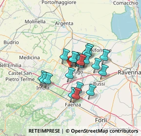 Mappa Via Lunga Nuova, 48020 Sant'Agata sul Santerno RA, Italia (9.482)