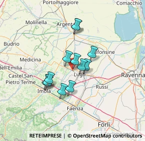 Mappa Via Lunga Nuova, 48020 Sant'Agata sul Santerno RA, Italia (10.0275)