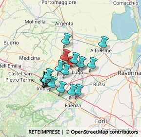 Mappa Via Lunga Nuova, 48020 Sant'Agata sul Santerno RA, Italia (10.815)