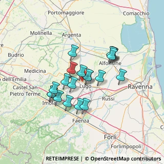 Mappa Via M. Malpighi, 48022 Lugo RA, Italia (11.063)