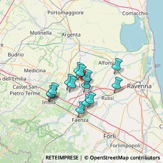 Mappa Via M. Malpighi, 48022 Lugo RA, Italia (10.24571)