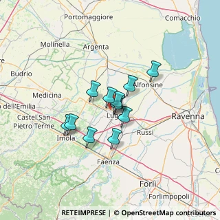 Mappa Via M. Malpighi, 48022 Lugo RA, Italia (8.57333)