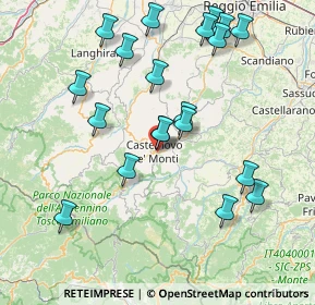 Mappa Via Giuseppe Micheli, 42035 Castelnovo ne' Monti RE, Italia (16.824)