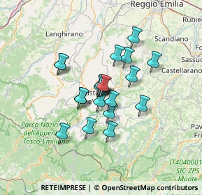 Mappa Via Giuseppe Micheli, 42035 Castelnovo ne' Monti RE, Italia (9.788)