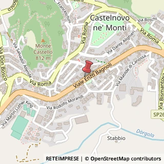 Mappa Viale E. Bagnoli, 38, 42035 Castelnovo Ne' Monti, Reggio nell'Emilia (Emilia Romagna)