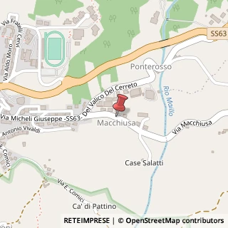 Mappa Via Macchiusa, 9, 42035 Castelnovo Ne' Monti, Reggio nell'Emilia (Emilia Romagna)