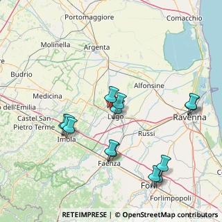 Mappa Via Volta A., 48022 Lugo RA, Italia (16.86846)