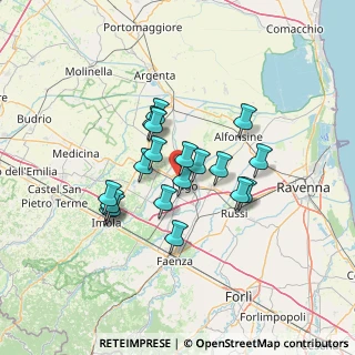 Mappa Via Volta A., 48022 Lugo RA, Italia (10.78895)