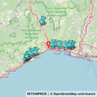 Mappa 16158 Genova GE, Italia (6.97765)