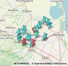 Mappa Via Donato Bramante, 48022 Lugo RA, Italia (11.33)