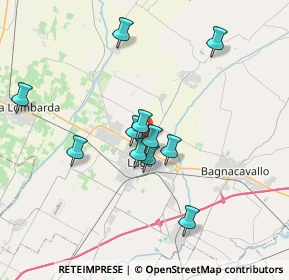 Mappa Via Donato Bramante, 48022 Lugo RA, Italia (3.24)