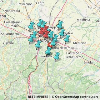 Mappa Via Montecalvo, 40065 Pianoro BO, Italia (10.561)