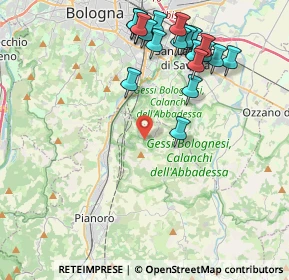 Mappa Via Montecalvo, 40065 Pianoro BO, Italia (4.6215)