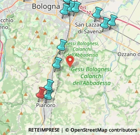 Mappa Via Montecalvo, 40065 Pianoro BO, Italia (6.4285)