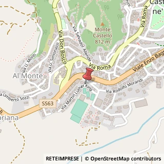 Mappa Via Martin Luther King,  1, 42035 Castelnovo Ne' Monti, Reggio nell'Emilia (Emilia Romagna)