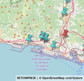 Mappa Via Santa Maria della Costa, 16154 Genova GE, Italia (5.89313)