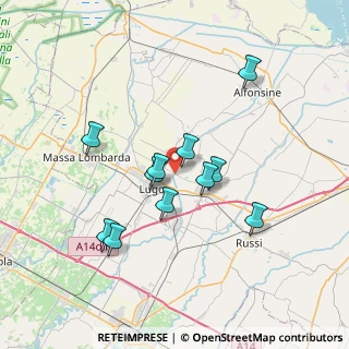Mappa Via Orione, 48022 Lugo RA, Italia (6.35455)