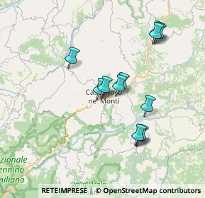 Mappa Via R. Morandi, 42035 Castelnovo ne' Monti RE, Italia (6.78)