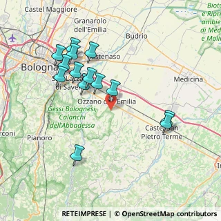 Mappa Via Tolara di Sopra, 40064 Ozzano dell'Emilia BO, Italia (7.825)