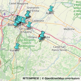 Mappa Via Tolara di Sopra, 40064 Ozzano dell'Emilia BO, Italia (9.9965)