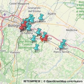 Mappa Via Tolara di Sopra, 40064 Ozzano dell'Emilia BO, Italia (7.212)