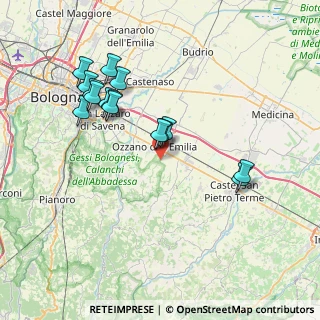 Mappa Via Tolara di Sopra, 40064 Ozzano dell'Emilia BO, Italia (7.54067)